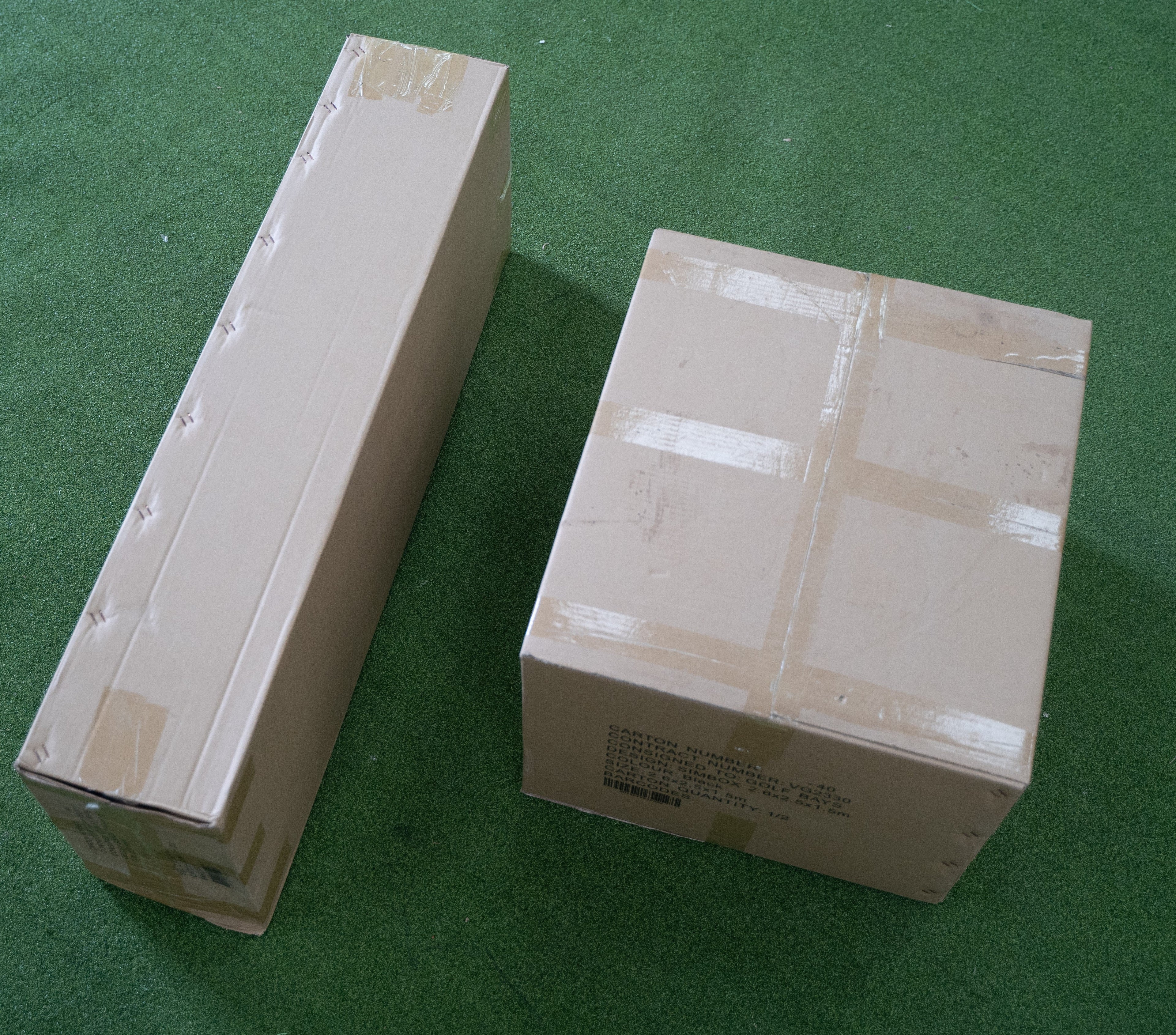 SimBox Golf Simulator Enclosure - 7 sizes, Pro + Impact Screen and Frame INCLUDES FREE SIDE BARRIERS